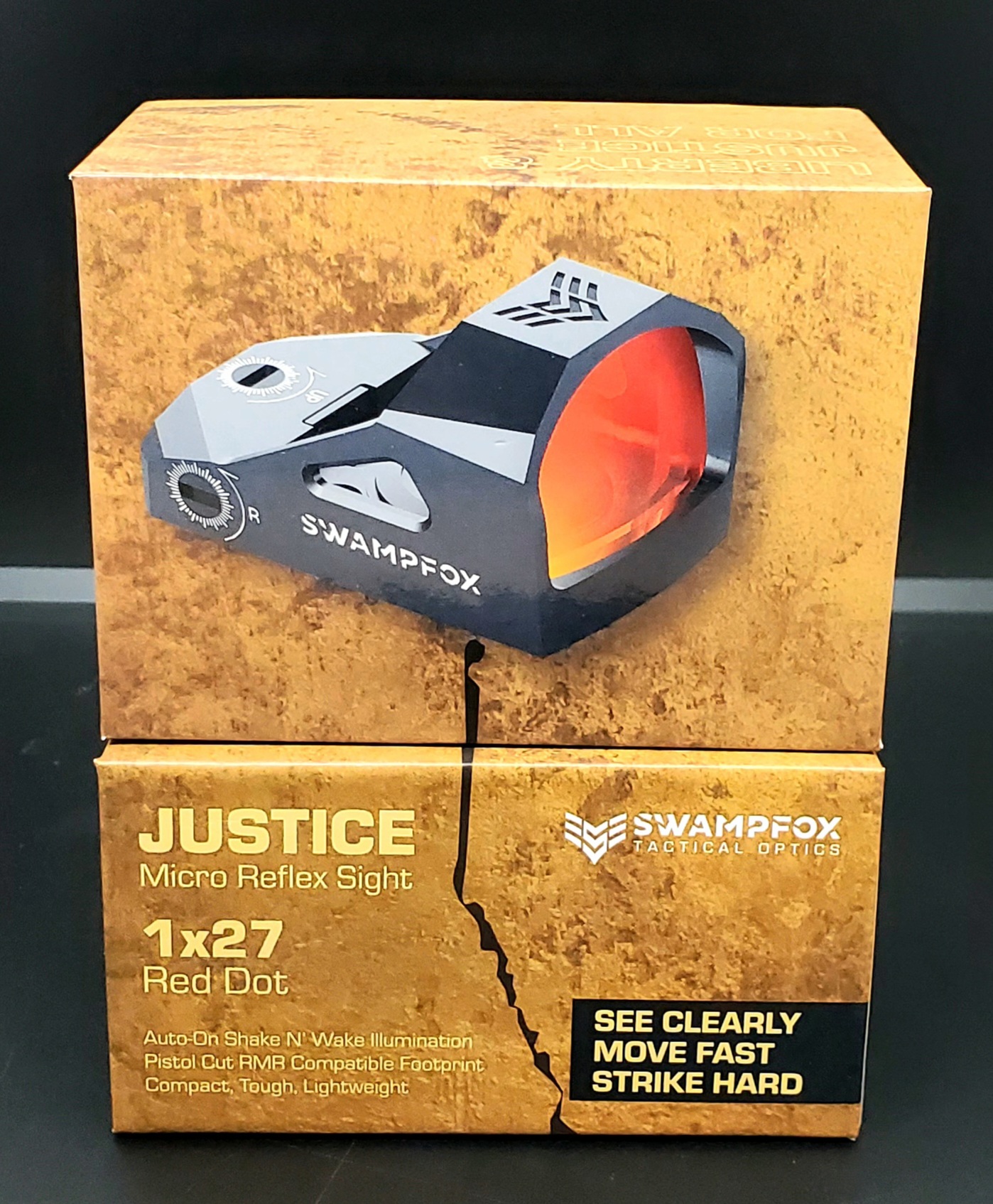 Swampfox Justice Red Dot Shake N Wake